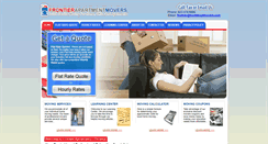 Desktop Screenshot of frontieraptmovers.com